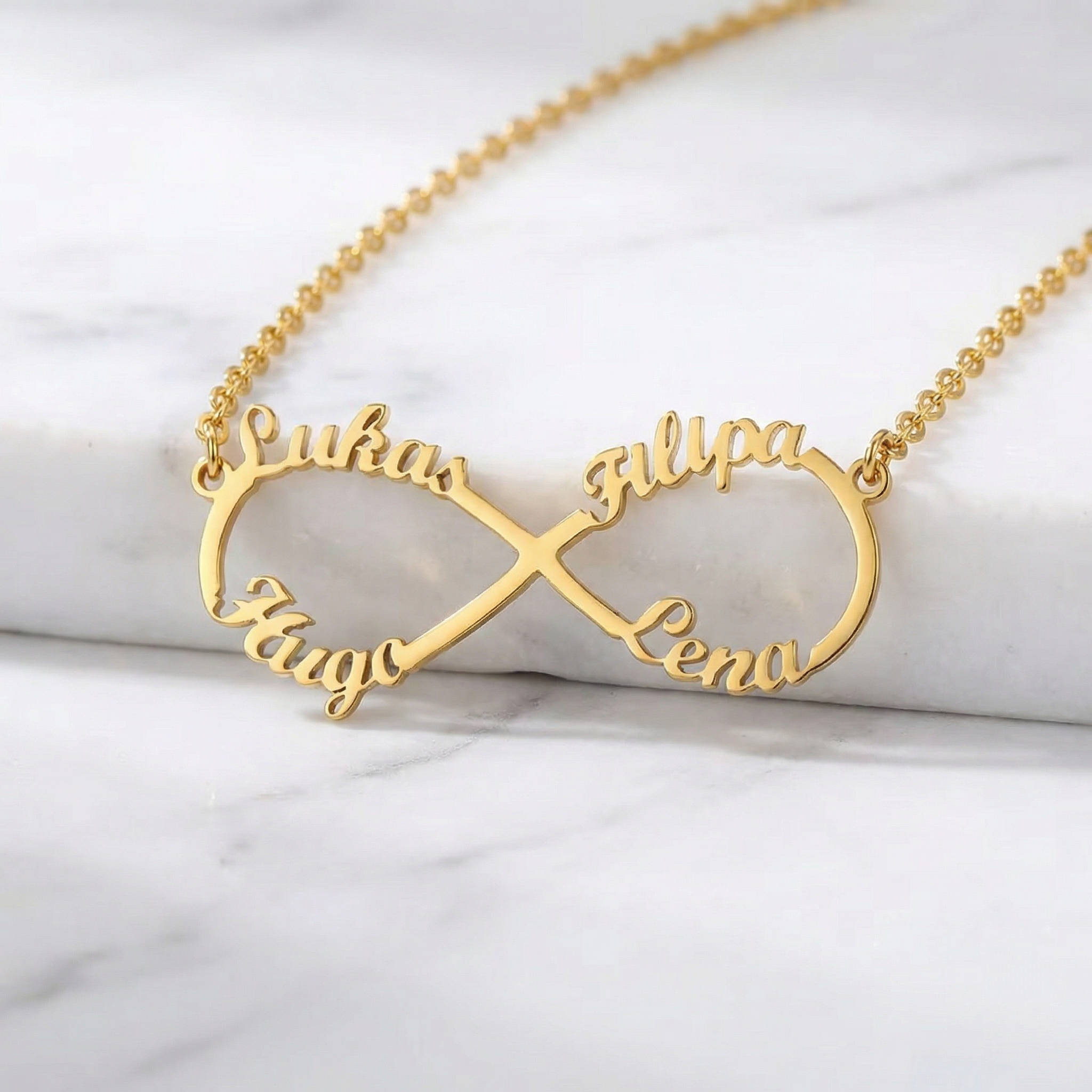 Infinity Namnhalsband