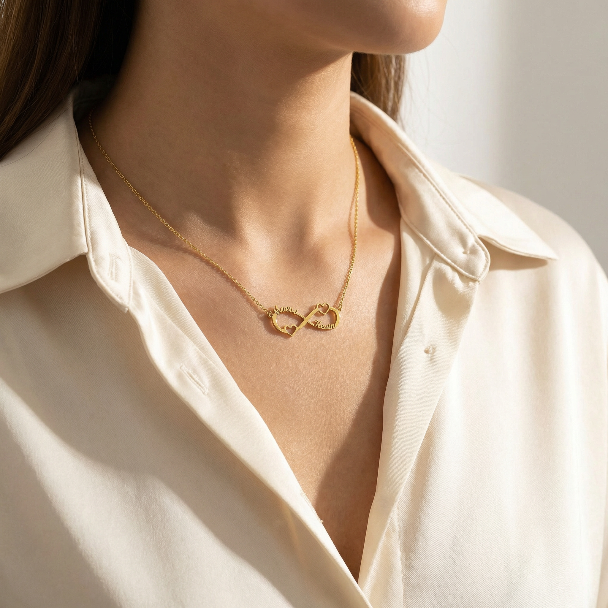 Infinity Namnhalsband